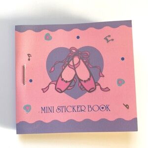 Sanrio Ballerina Petite Plie Ballet Shoes Mini Sticker Book. Vintage 1989.